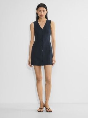 Aritzia Wilfred Cruise Linen Aria Dress